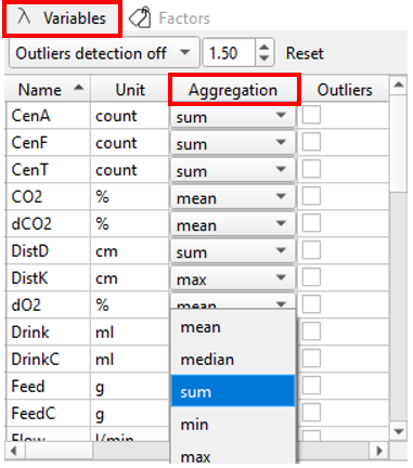Figure: Aggregation mode